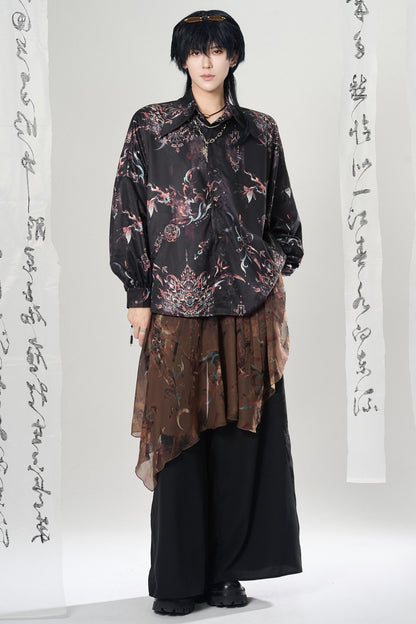 Unisex Loose Long Sleeve Shirt