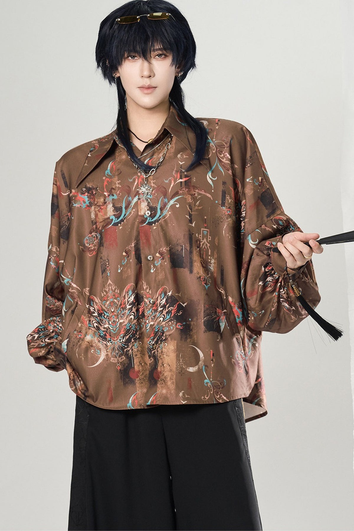 Unisex Loose Long Sleeve Shirt