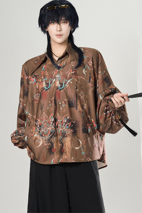 Unisex Loose Long Sleeve Shirt