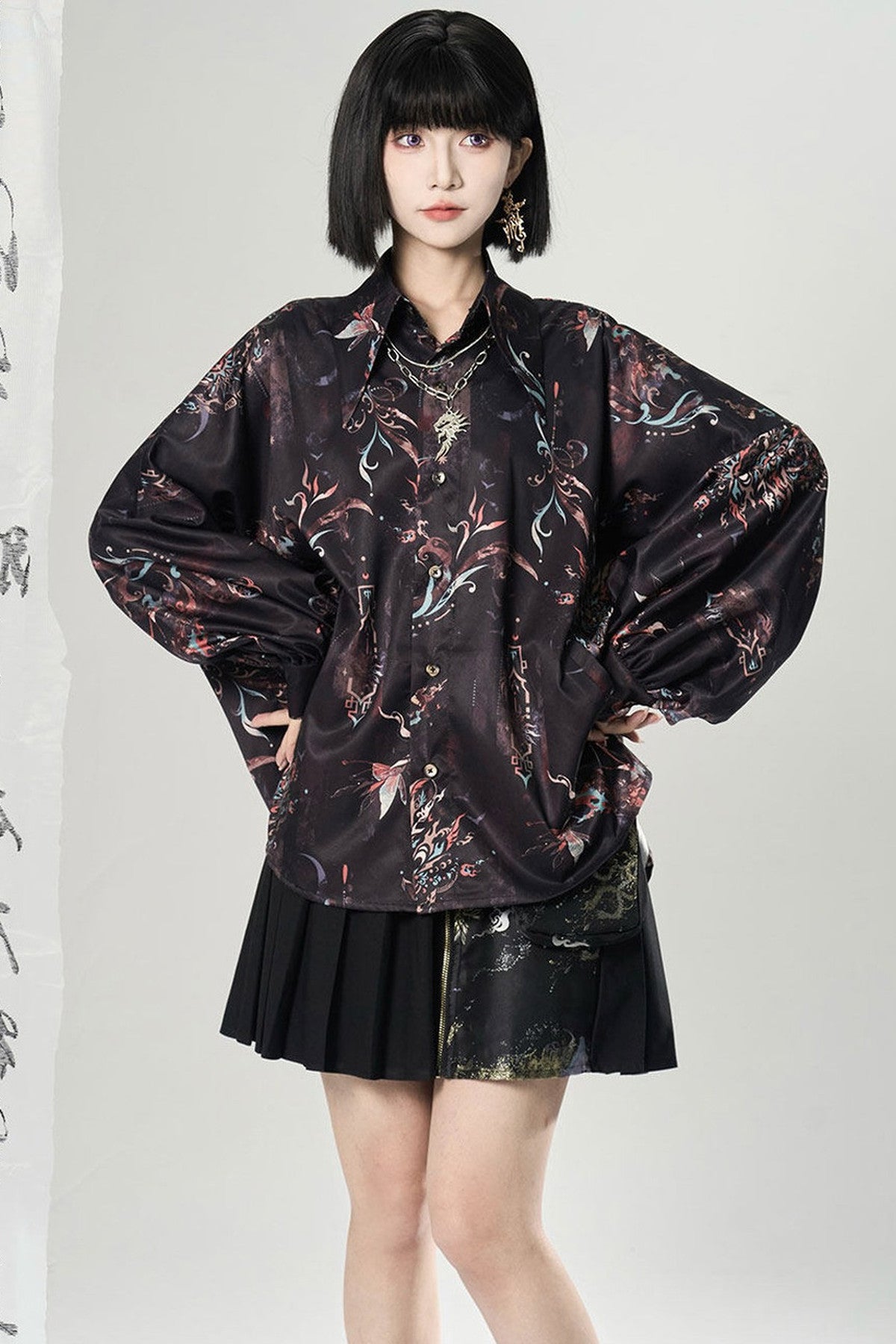 Unisex Loose Long Sleeve Shirt
