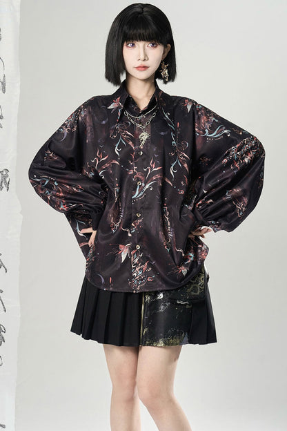 Unisex Loose Long Sleeve Shirt