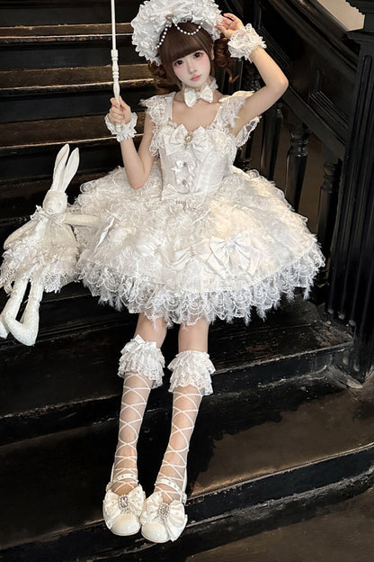 Lolita Hochzeits-JSK-Trägerkleid