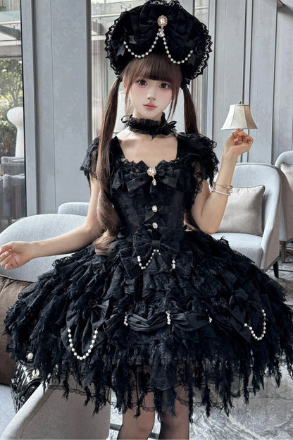 Lolita Hochzeits-JSK-Trägerkleid