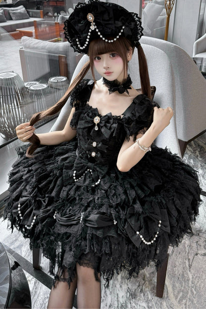 Lolita Hochzeits-JSK-Trägerkleid