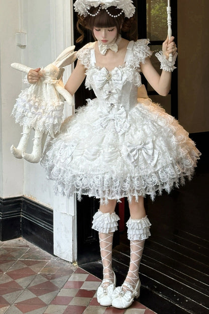 Lolita Hochzeits-JSK-Trägerkleid