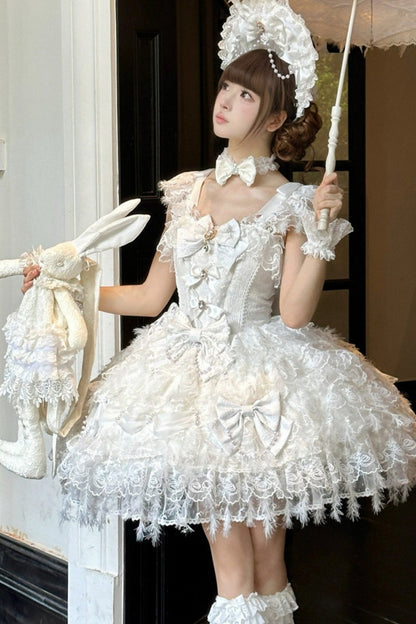 Lolita Hochzeits-JSK-Trägerkleid