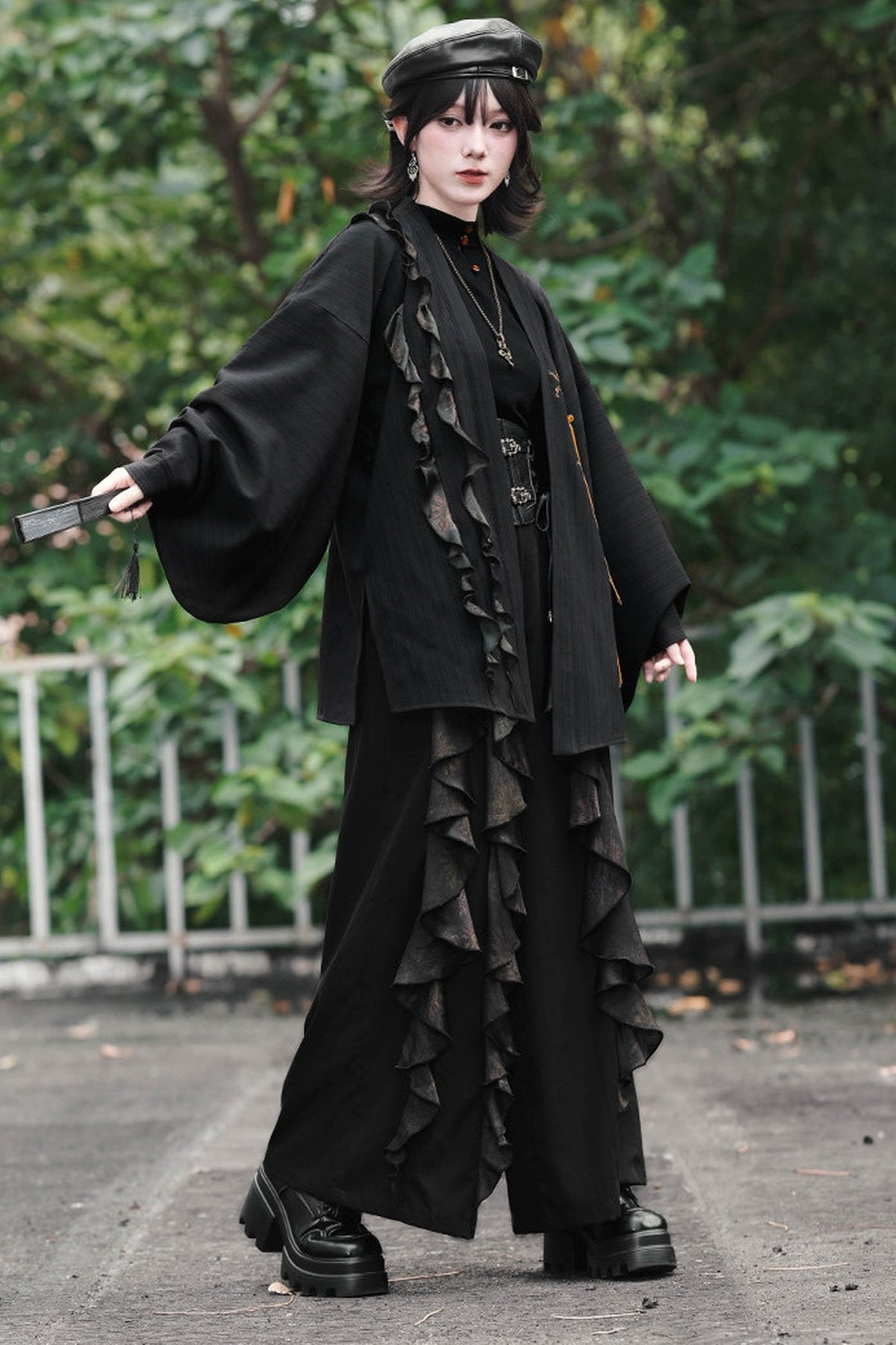 Mandala Irregular Patchwork Wide-Leg Pants