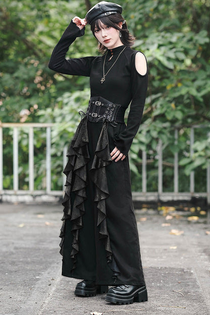 Mandala Irregular Patchwork Wide-Leg Pants
