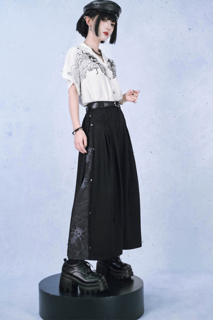 Asymmetrische weite Ghost-Hose