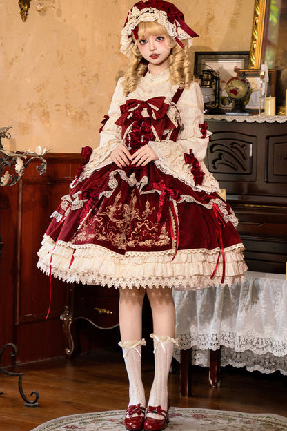 Completo da abito Lolita Thorn Rose