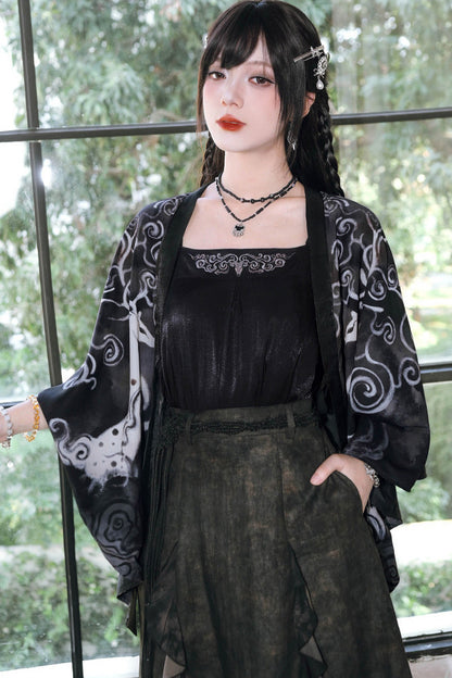 China-Inner-Camisole mit Hirschstickerei