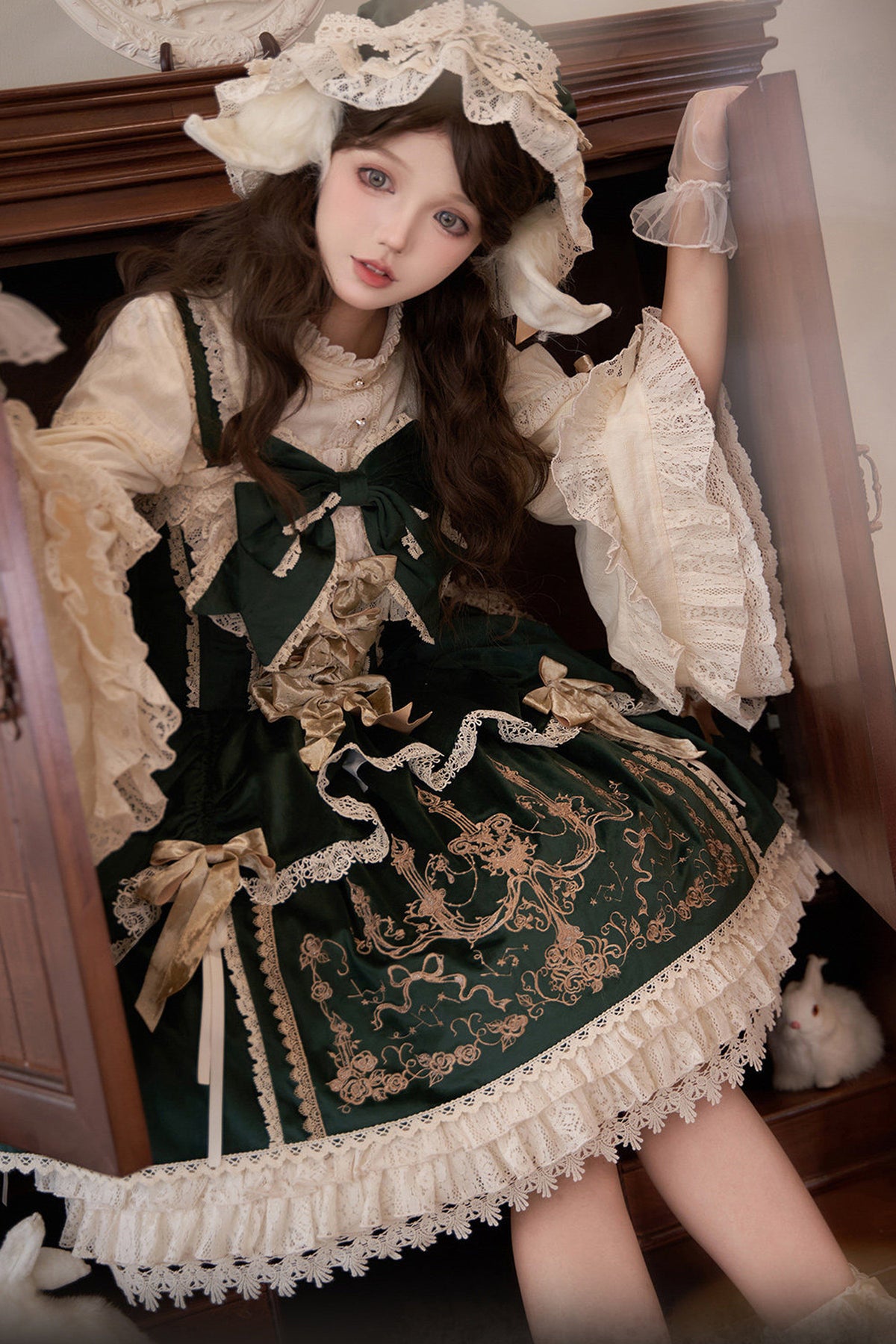Completo da abito Lolita Thorn Rose