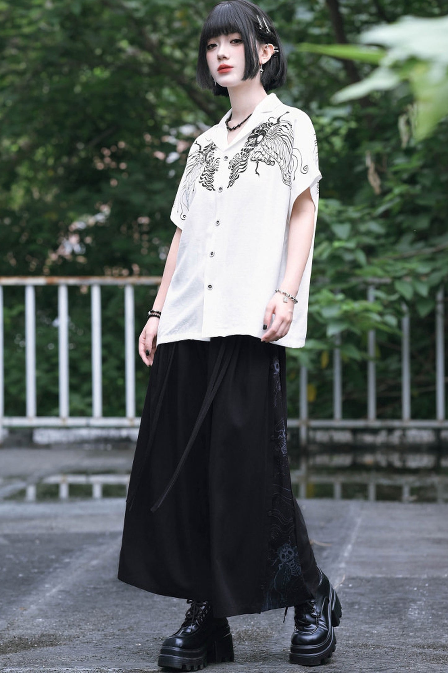 Asymmetrische weite Ghost-Hose