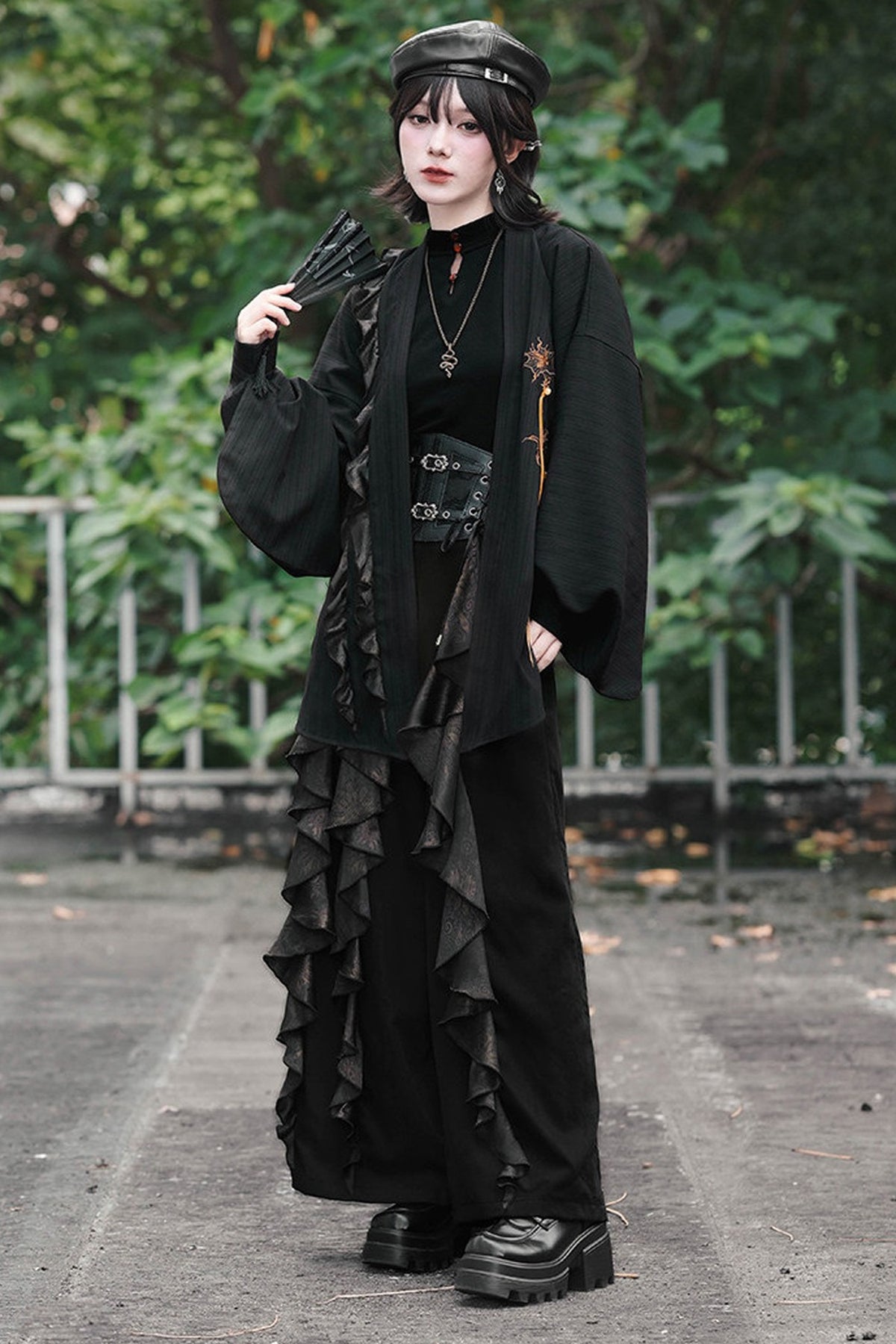 Mandala Irregular Patchwork Wide-Leg Pants