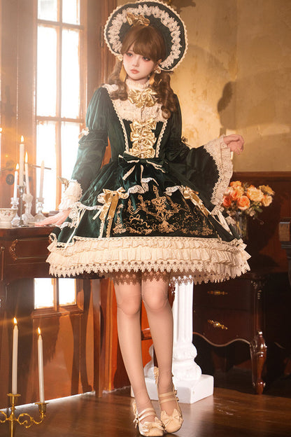 Completo da abito Lolita Thorn Rose
