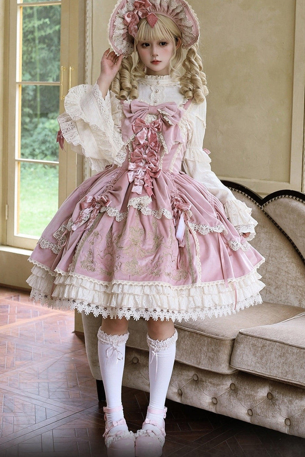 Completo da abito Lolita Thorn Rose