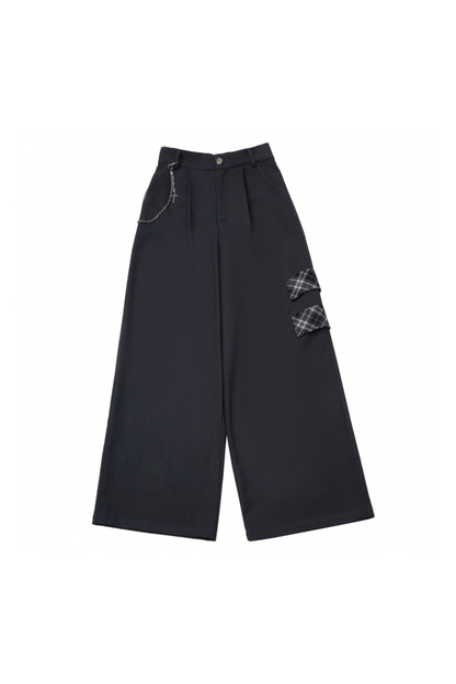 ビッグファーカラージャケット+トップス+スカート+パンツ+チェックフードジャケット