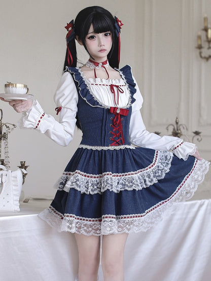 Snow White Snow White Juliet Sleeve Dress + Accessories