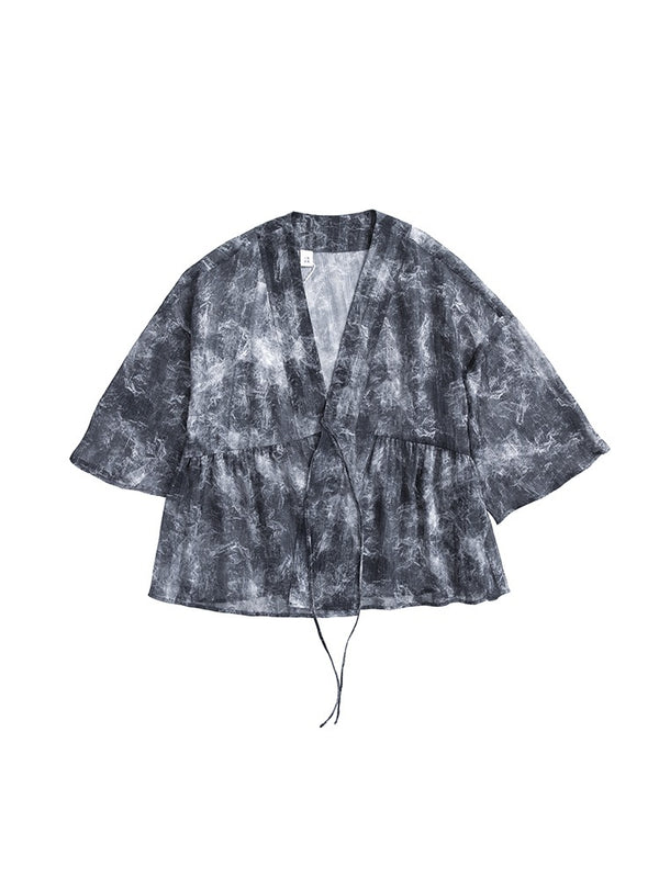 Chinese Dad Cuprint Cerus Shirt Cardigan