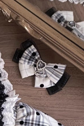 [Reservation deadline August 1] Dot lace sailor dress setup + accessories