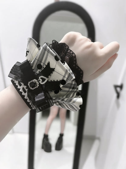 [Reservation deadline August 1] Dot lace sailor dress setup + accessories