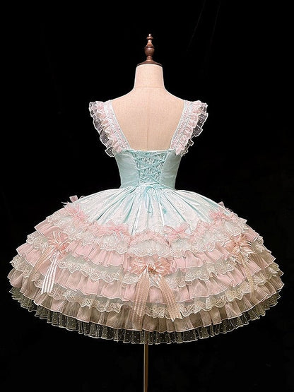 【12月26日予約締切】ピュアスイートローズファンタジーティアードロリータドレス