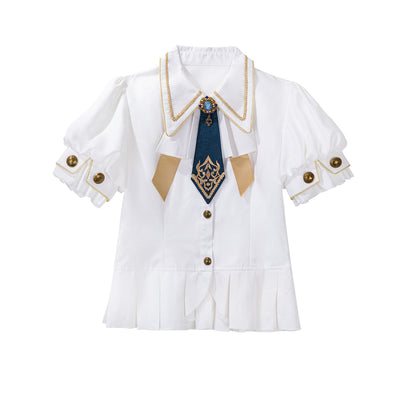 フォーエバーアイランドプリンスロリータトップス+バルーンパンツ+ベスト