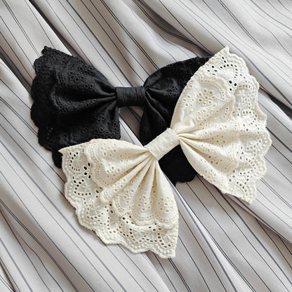 【8月18日予約締切】グレーストライプアンドフォググラデーションクラシカルドレス＋ハット＋ヘアクリップ