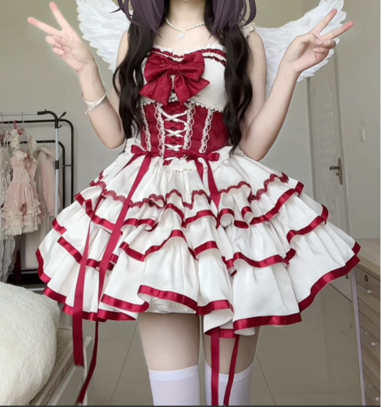 [Reservation Deadline: March 29] Sweetheart Mousse Lolita Bustier Dress