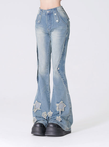 Washed Starflare Jeans