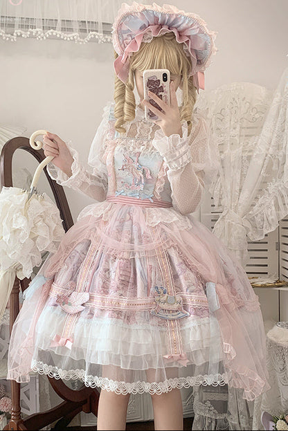 【予約商品】ペガサスガーデンチュールカーテンバードケージサスドレス＋ボンネット