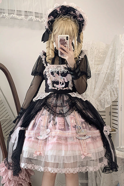 【予約商品】ペガサスガーデンチュールカーテンバードケージサスドレス＋ボンネット