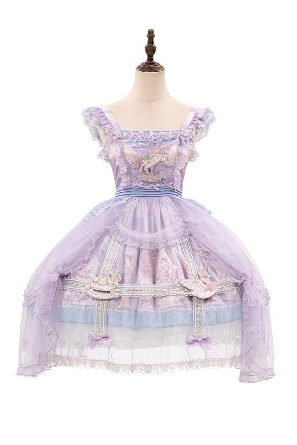 【予約商品】ペガサスガーデンチュールカーテンバードケージサスドレス＋ボンネット