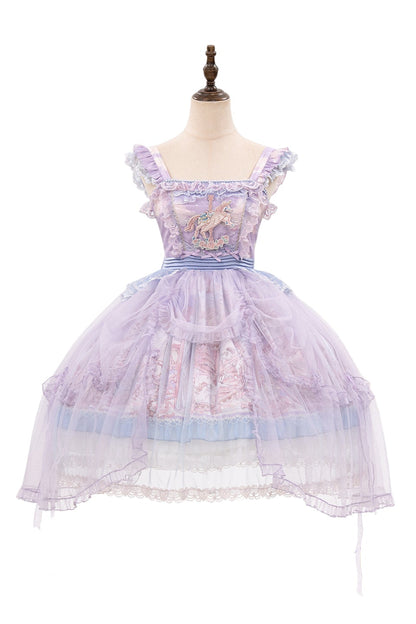 【予約商品】ペガサスガーデンチュールカーテンバードケージサスドレス＋ボンネット