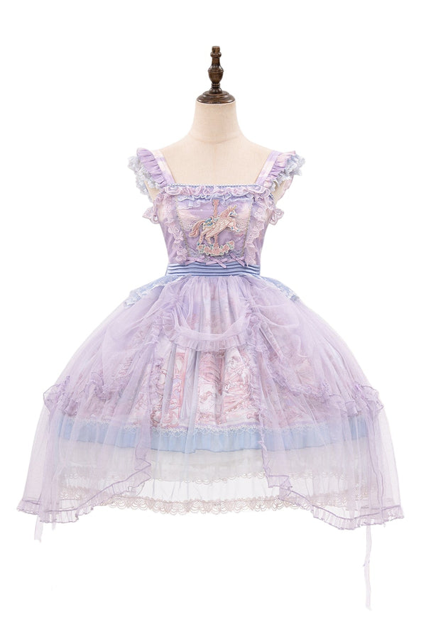 【予約商品】ペガサスガーデンチュールカーテンバードケージサスドレス＋ボンネット