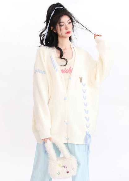 Butterfly Strap Love Cardigan