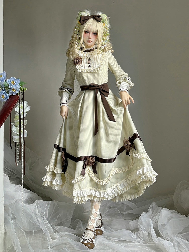 【12月23日予約締切】トワイライトレインフリルカラーロマンティックローズドレス