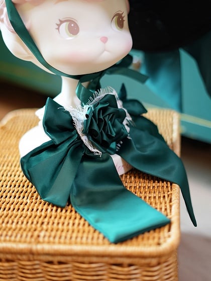 [Précommande jusqu'au 28 avril] Chapeau + accessoires de la série Princesse Rose Gothique Élégante