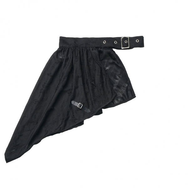 Check design top + asymmetrical top + pants + skirt + belt