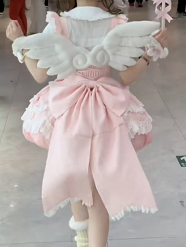 [3월 31일 예약마감] 스위트 애플 메이드 드레스 셋업 + 백 리본 트레인 + 헤어밴드