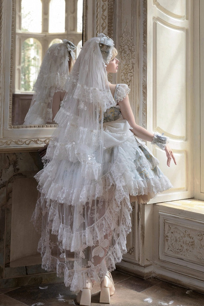 [Précommande jusqu'au 13 mai] Accessoires de la série fantaisie papillon bleu/blanc/vert clair