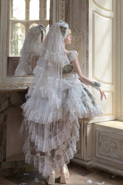 [Précommande jusqu'au 13 mai] Accessoires de la série fantaisie papillon bleu/blanc/vert clair