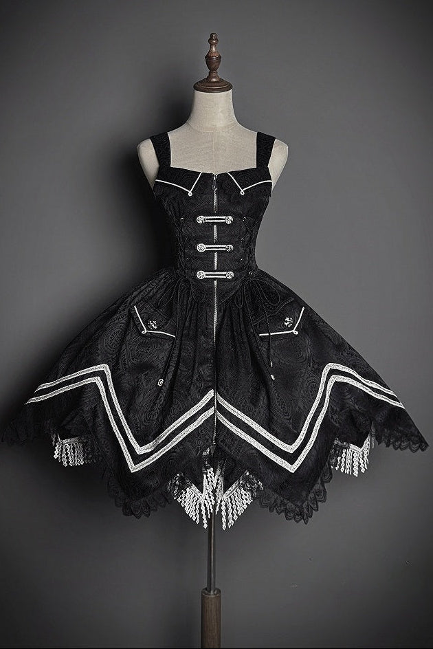 【2月23日予約締切】ドーンブレイカーゴシックジャカードミリタリービスチェサスドレス