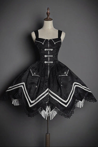 【2月23日予約締切】ドーンブレイカーゴシックジャカードミリタリービスチェサスドレス