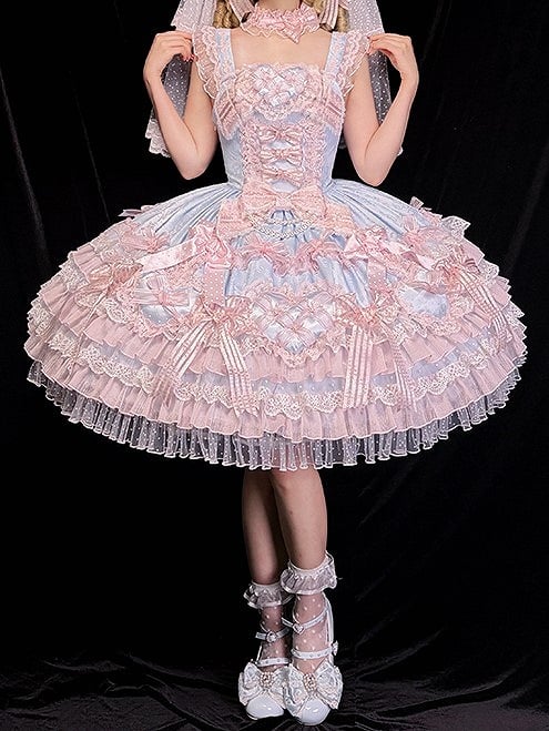 【12月26日予約締切】ピュアスイートローズファンタジーティアードロリータドレス