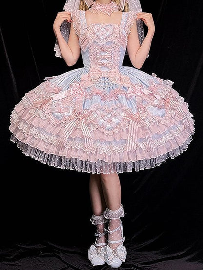 【12月26日予約締切】ピュアスイートローズファンタジーティアードロリータドレス