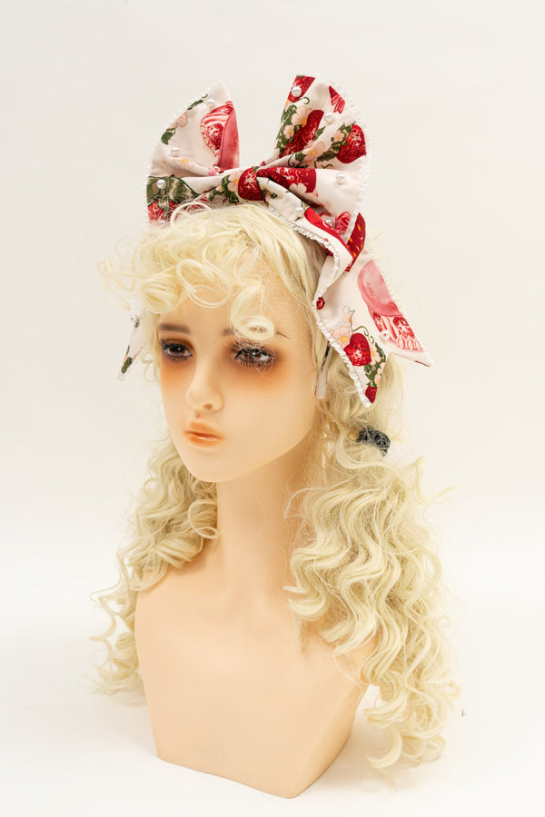 【予約商品】ストロベリーシーズンシリーズエプロンカチューシャボンネット