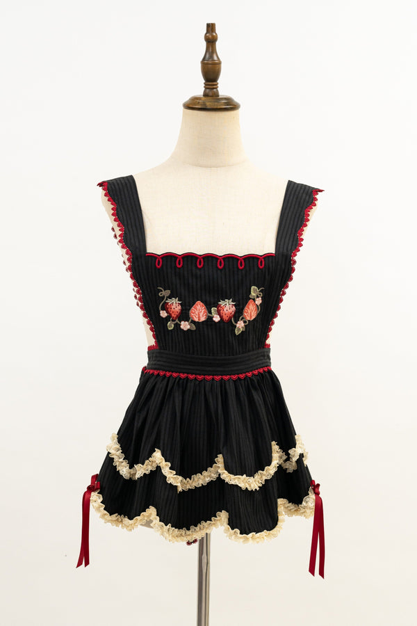 【予約商品】ストロベリーシーズンシリーズエプロンカチューシャボンネット