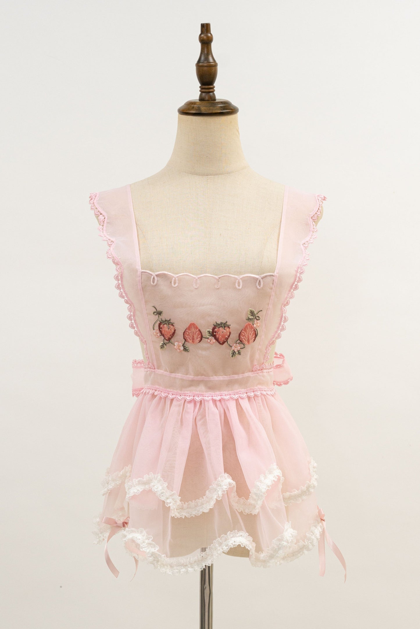 Strawberry Season Series Apron Catsuits Bonnets