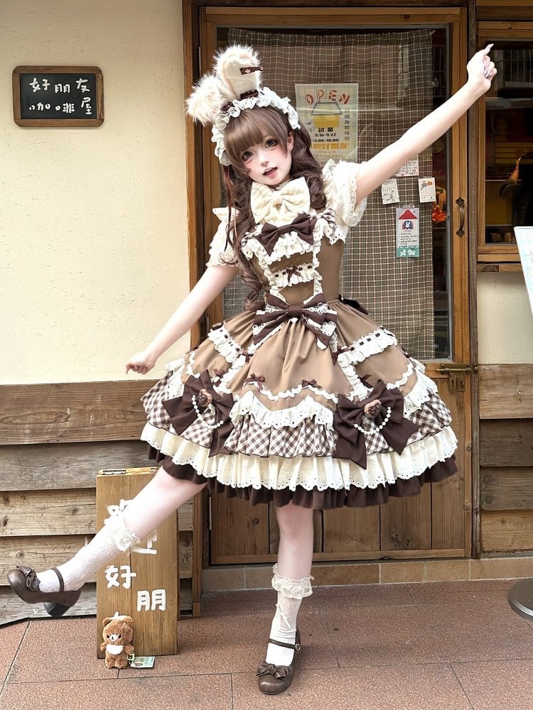 【12月19日予約締切】ベリーアンドショコラスイートロリータサスドレス